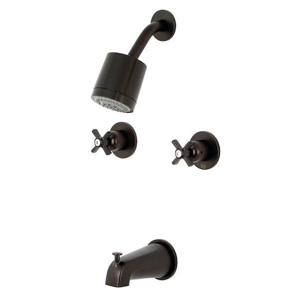 Tub and Shower Faucet, Oil Rubbed Bronze, Wall Mount